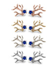 Aretes Coral con Piedras