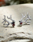 Aretes Coral con Piedras