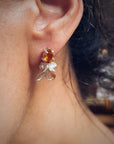 Aretes Luciernaga con Piedras