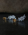 Aretes Laurel con Piedras