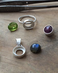 Montaje de Piedras a Bisel