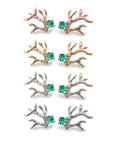 Aretes Coral con Piedras
