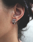 Aretes Coral con Piedras