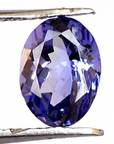 Tanzanita corte oval 7.50x5.50 mm